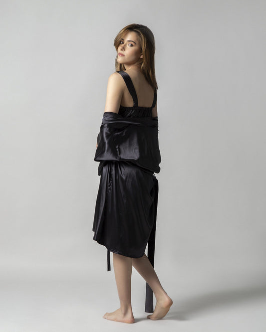Prueba Basic Robe - Negro