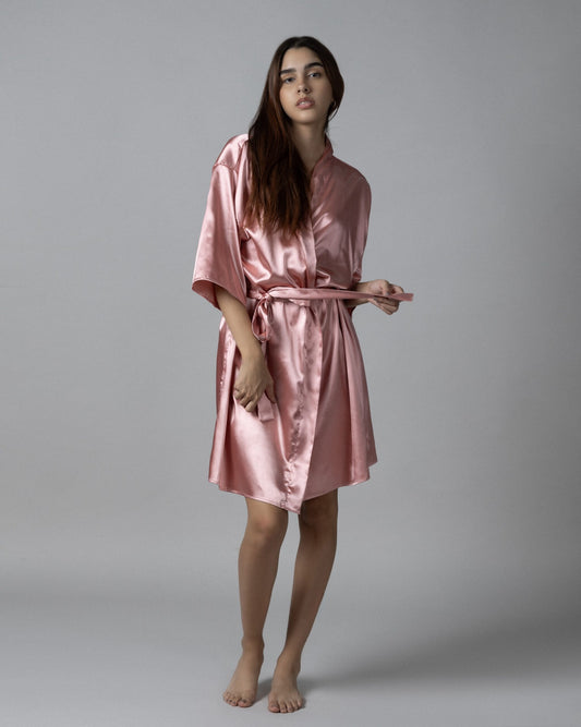 Prueba Basic Robe - Rosa