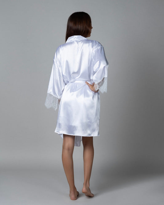 White Robe with Lace